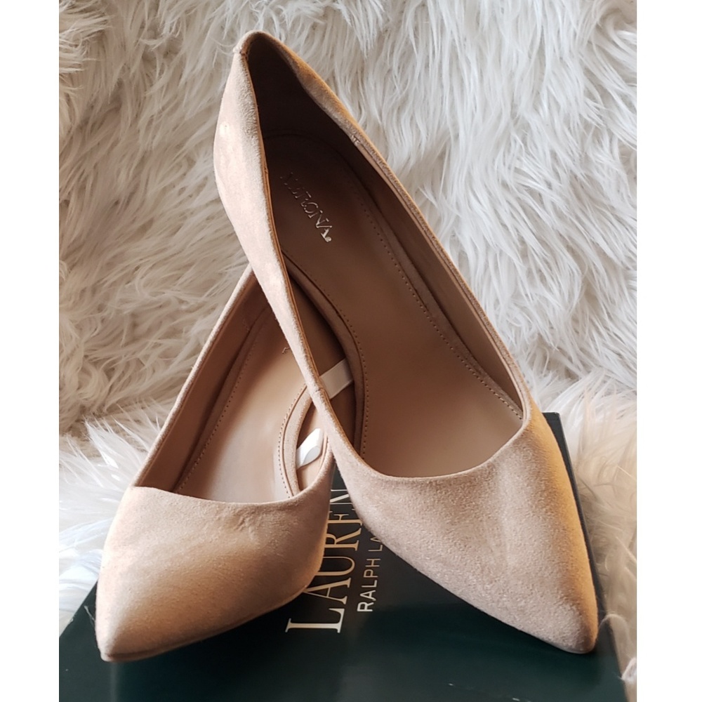 Merona Tan Suede Pumps